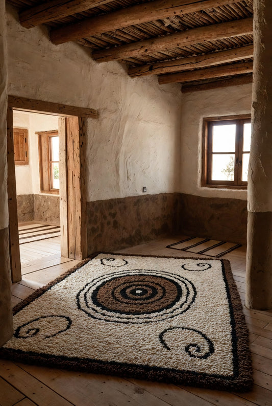 Rustic Feel Natural Home Carpet