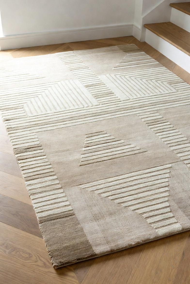 Clean Modern Rugs Clean Cut Contemporary Wool Rug – Anyway Carpet