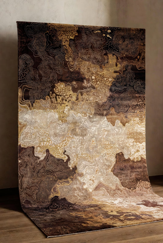 Luxury Artistic Statement Rug